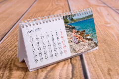Kalendarz biurkowy z własnych zdjęc